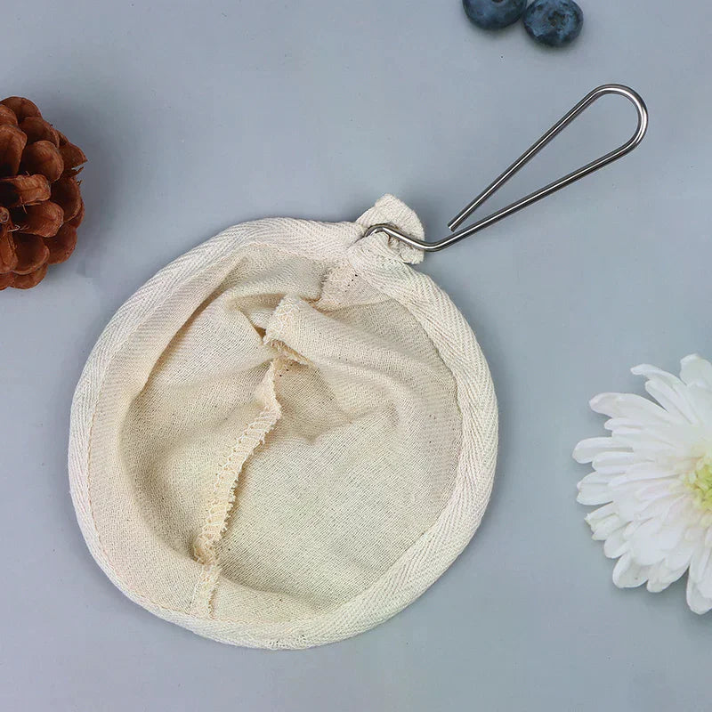 Reusable Coffee Cloth Strainer & Tea Filter Mesh Basket