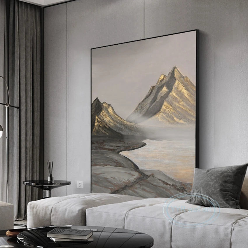 New High Quality Landscape Painting Handmade Canvas Oil Painting Modern Wall Art Canvas Poster Living Room Bedroom Decor Picture Peaceful Pleasures Health and Wellness