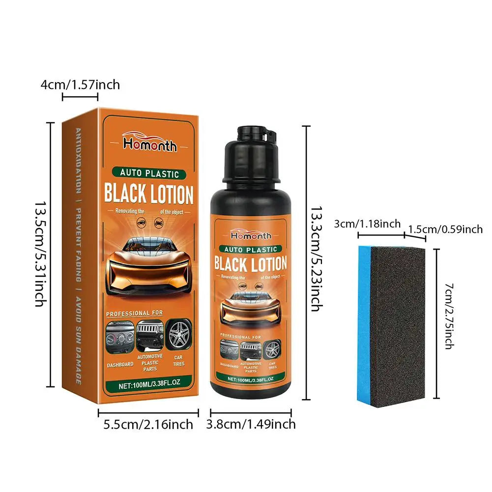 100ml Car Plastic Restorer Back To Black Gloss Auto Plastic Polish And Repair Coating Renovation Agent For Car Detailing Peaceful Pleasures Health and Wellness