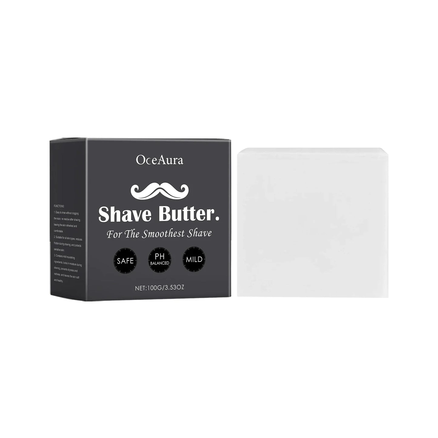 OceAura Men's Shaving Soap – Moisturizing & Smooth Shave