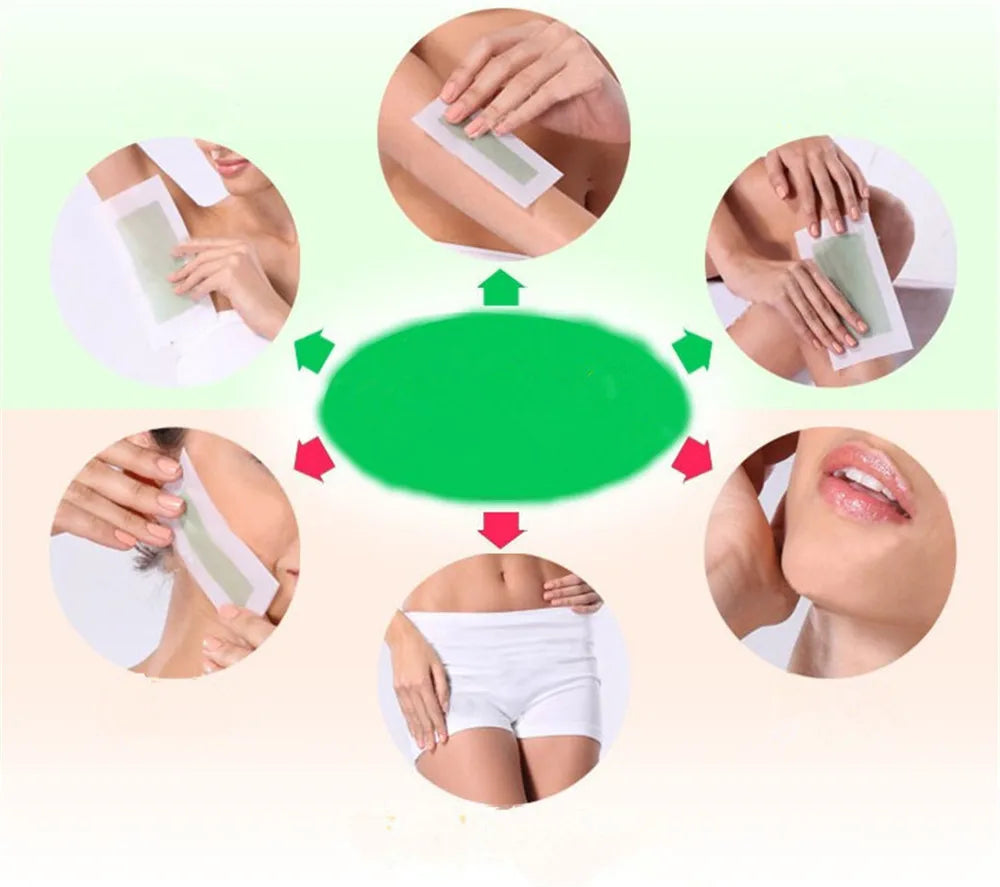 40-Piece Cold Wax Strips | Face, Legs, Arms & Body Hair Removal