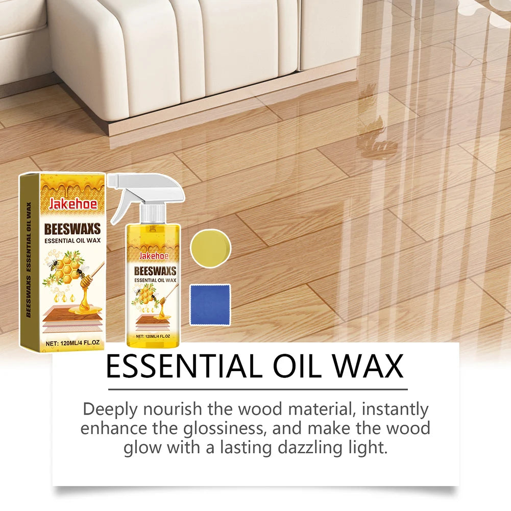 Furniture Polish Beewax Spray Natural Beeswax Spray For Wood Furniture Polish Scratch Wear Repair Long Lasting Protective Liquid Peaceful Pleasures Health and Wellness