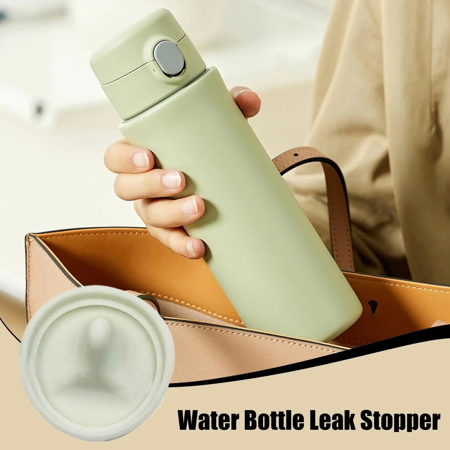 Silicone Water Bottle Leak Stopper | Spill-Proof Tumbler Seal