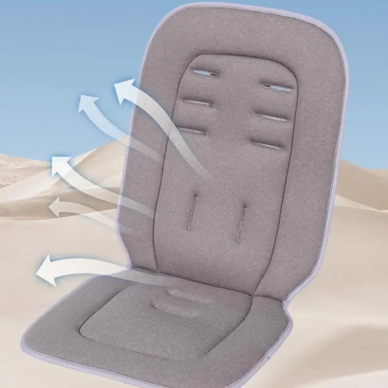 Ventilated Cotton Baby Stroller Cushion Mat | Padded Support