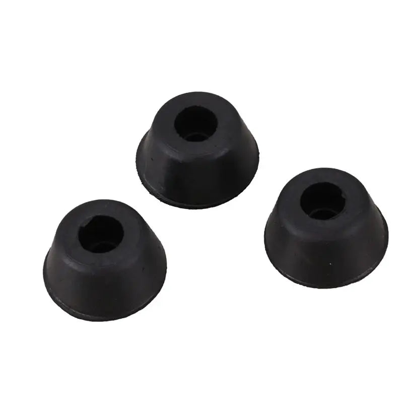 A36T-100 Pcs 21Mm X 10Mm Conical Recessed Rubber Feet Bumpers Pads Black Peaceful Pleasures Health and Wellness