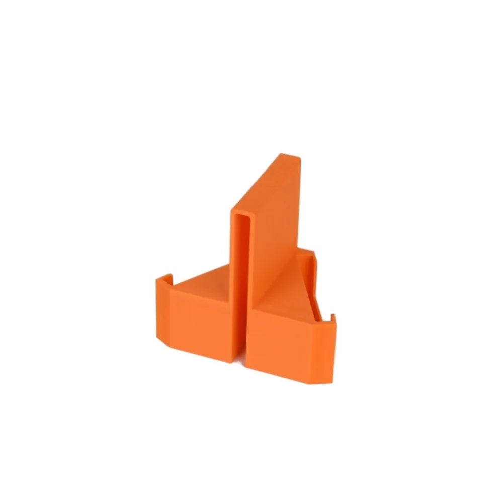 Clip-On Design Tennis Net Camera Mount Training Tool Video Recording Mount Secure Clip-On Mount ABS Dual Perspective Peaceful Pleasures Health and Wellness Orange