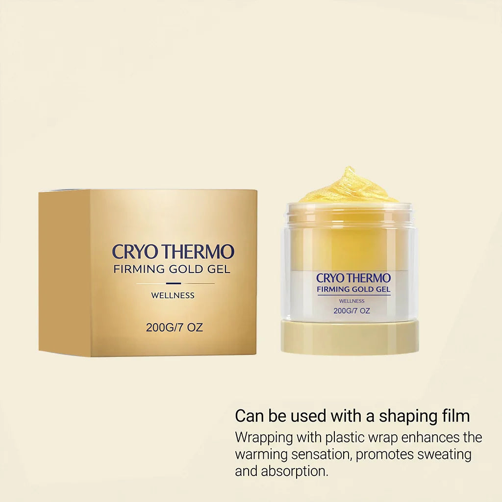 Cryo Thermo Firming Gold Gel – Body Skin Tightening & Anti-Aging Body Firming Gel Peaceful Pleasures Health and Wellness