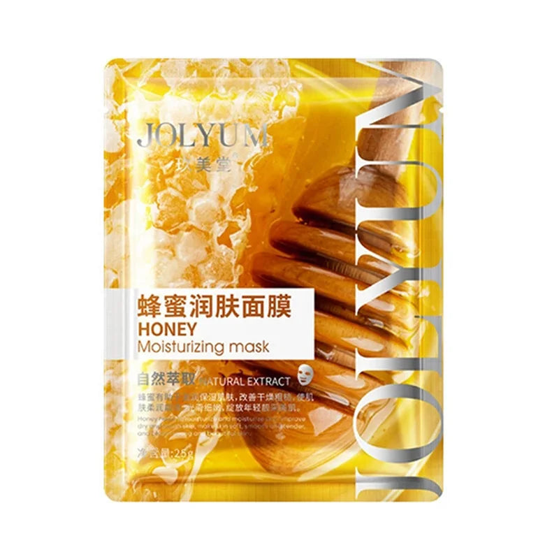 Fruit Face Sheet Mask 6pcs – Hydrating, Brightening & Anti-Aging