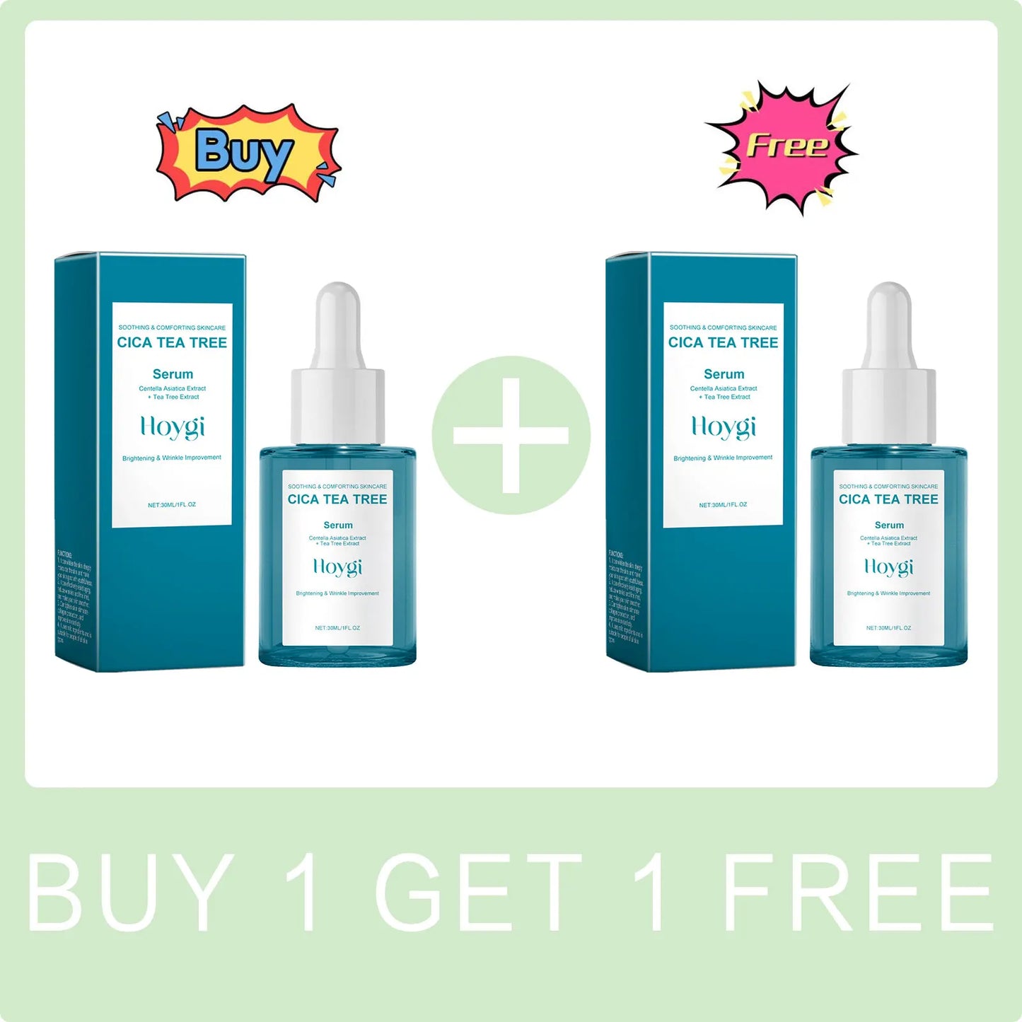 Centella Asiatica Serum Soothing Calming Repair Sensitive Skin Dryness Improve Rosacea Shrink Pores Moisturizing Facial Essence Peaceful Pleasures Health and Wellness Buy 1 Get 1 Free