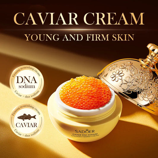 SADOER Caviar DNA Sodium Collagen Frming Cream for Moisturizing Nourish Anti-age Skin Care 30g Peaceful Pleasures Health and Wellness Default Title