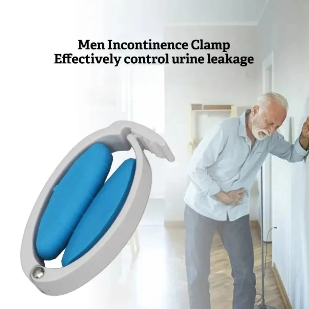 Adjustable Silicone Clamp Take Control with This Soft Prevents Male Incontinence Leaks for Discreet Protection & Renewed Confi Peaceful Pleasures Health and Wellness