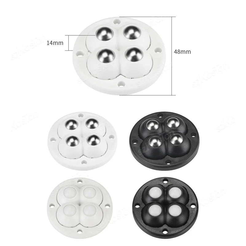 Non Punching Adhesive Furniture Ball Universal Pulley Household