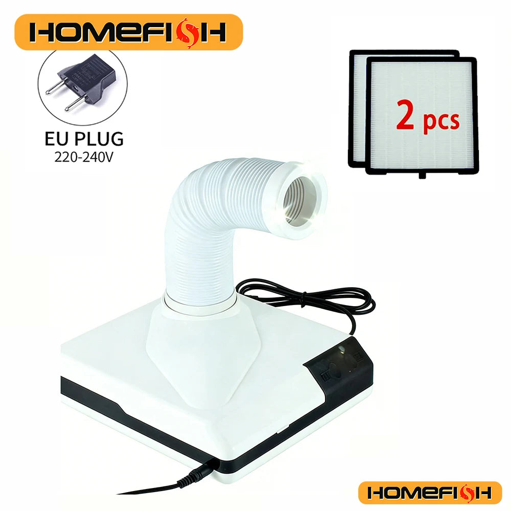 60W Nail Dust Collector Machine | Salon Nail Vacuum Cleaner