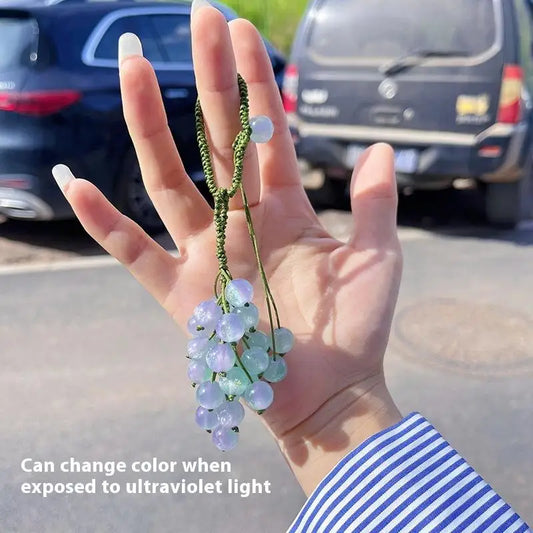 Color-Changing Grape Pendant DIY Bead Keychain Craft Kit DIY Craft Kit Oasis Select