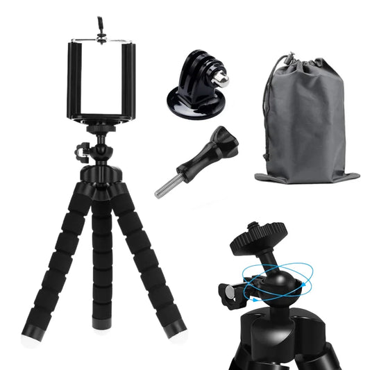 Flexible Octopus Mini Tripod for GoPro Hero 12 11 10 9 8 7 Flexible Camera Tripod Oasis Select