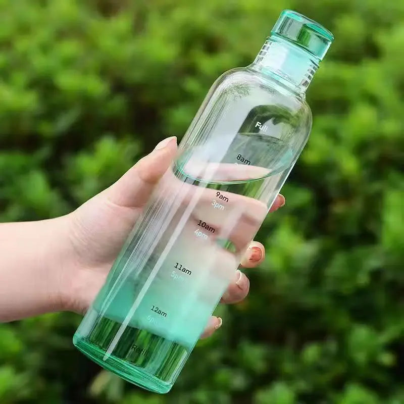 Time Scale Hydration Tracker Water Cup – Leak-Proof 500/700ml