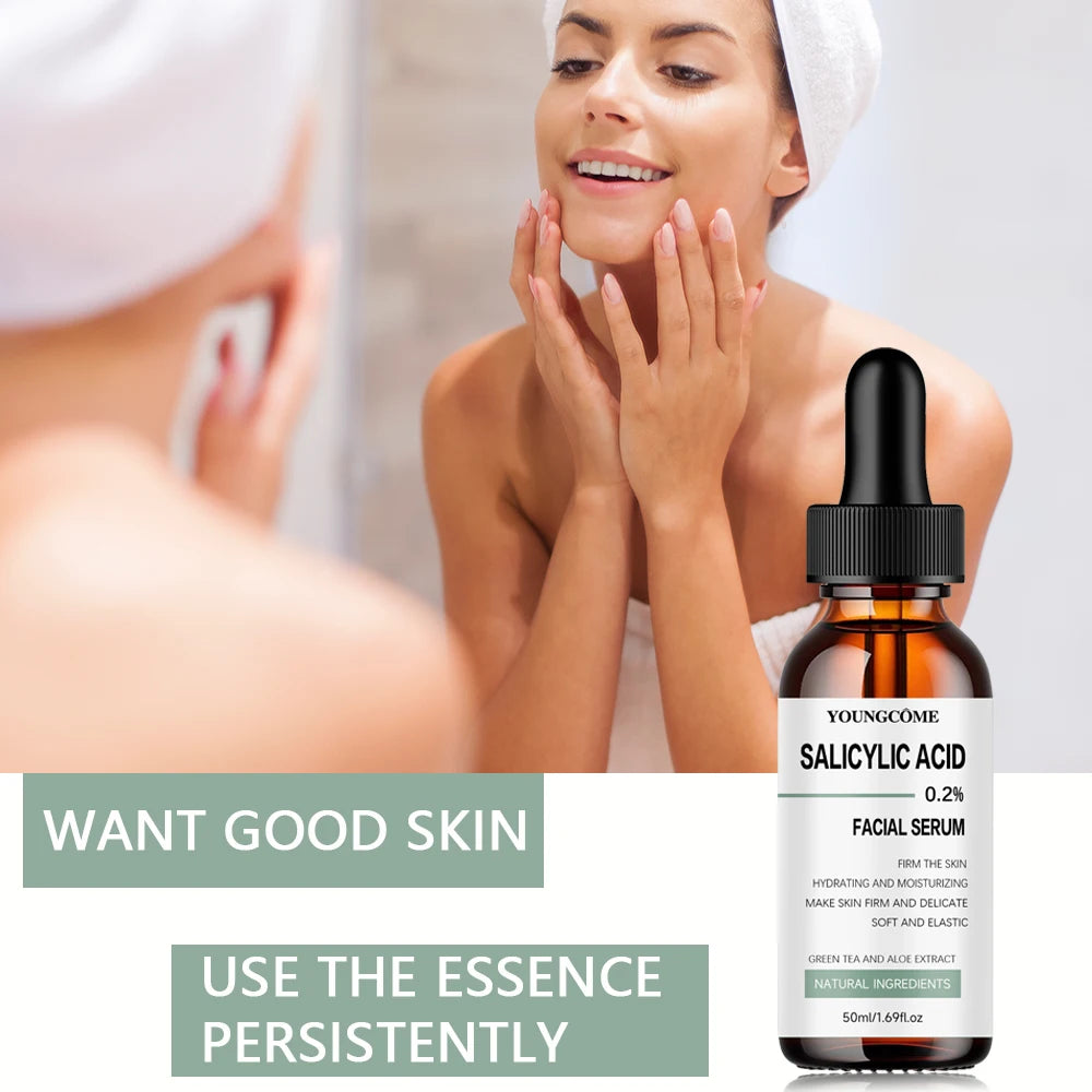 30 ml/50 ml Firming facial serum, rich in salicylic acid, hyaluronic acid,vitamins C suitable for all skin types, firming effect Peaceful Pleasures Health and Wellness