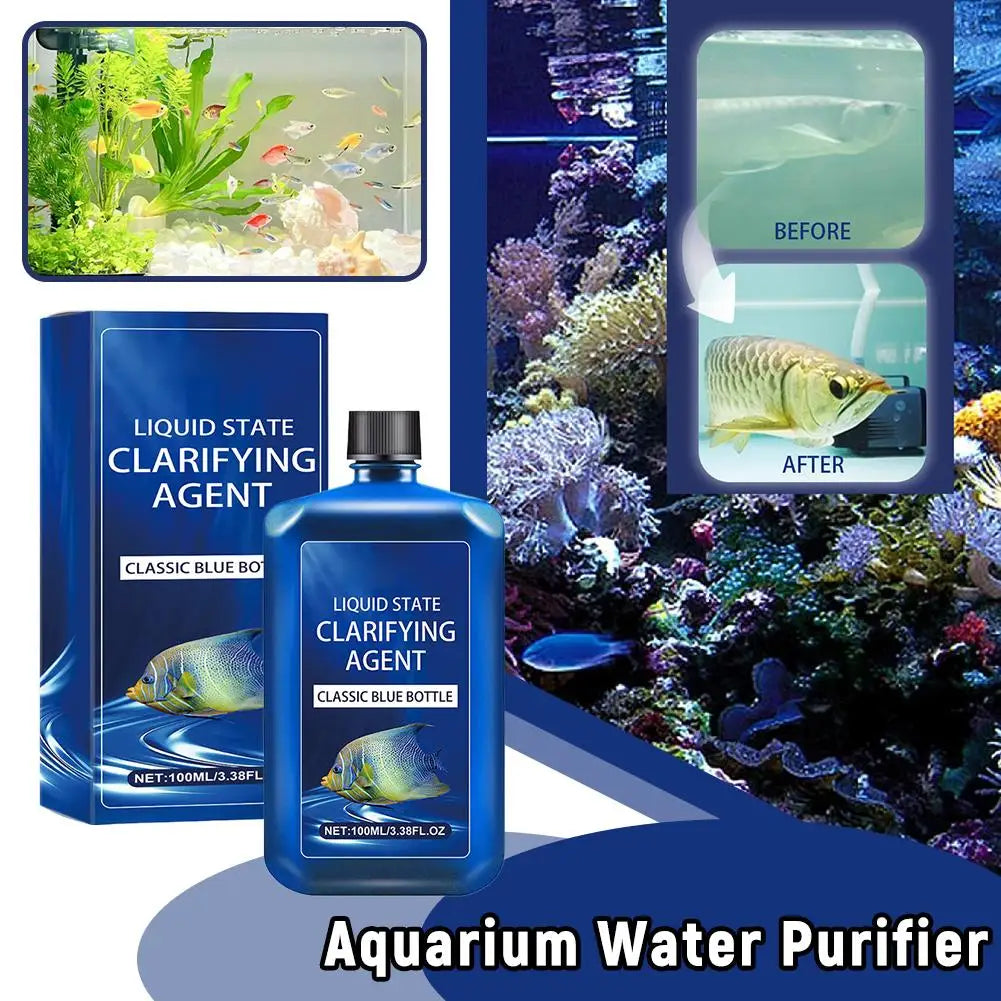100ml Aquarium Water Clarifier | Multi-Enzyme Algae Control
