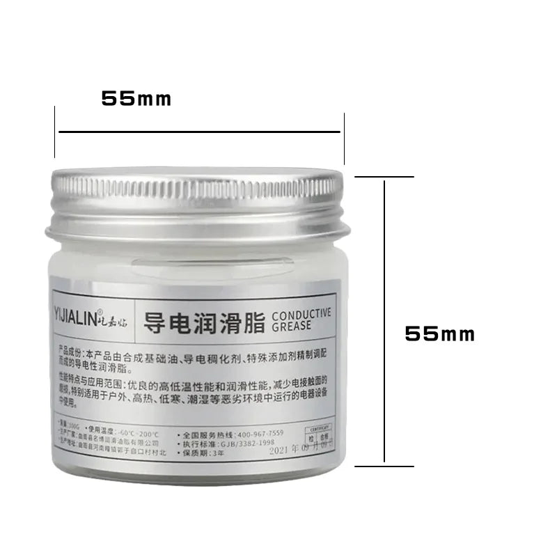 New 100g Electric Contact Grease Conductive Paste Electricity Compound Grease for Low Resistance Value for Household Appliances Peaceful Pleasures Health and Wellness