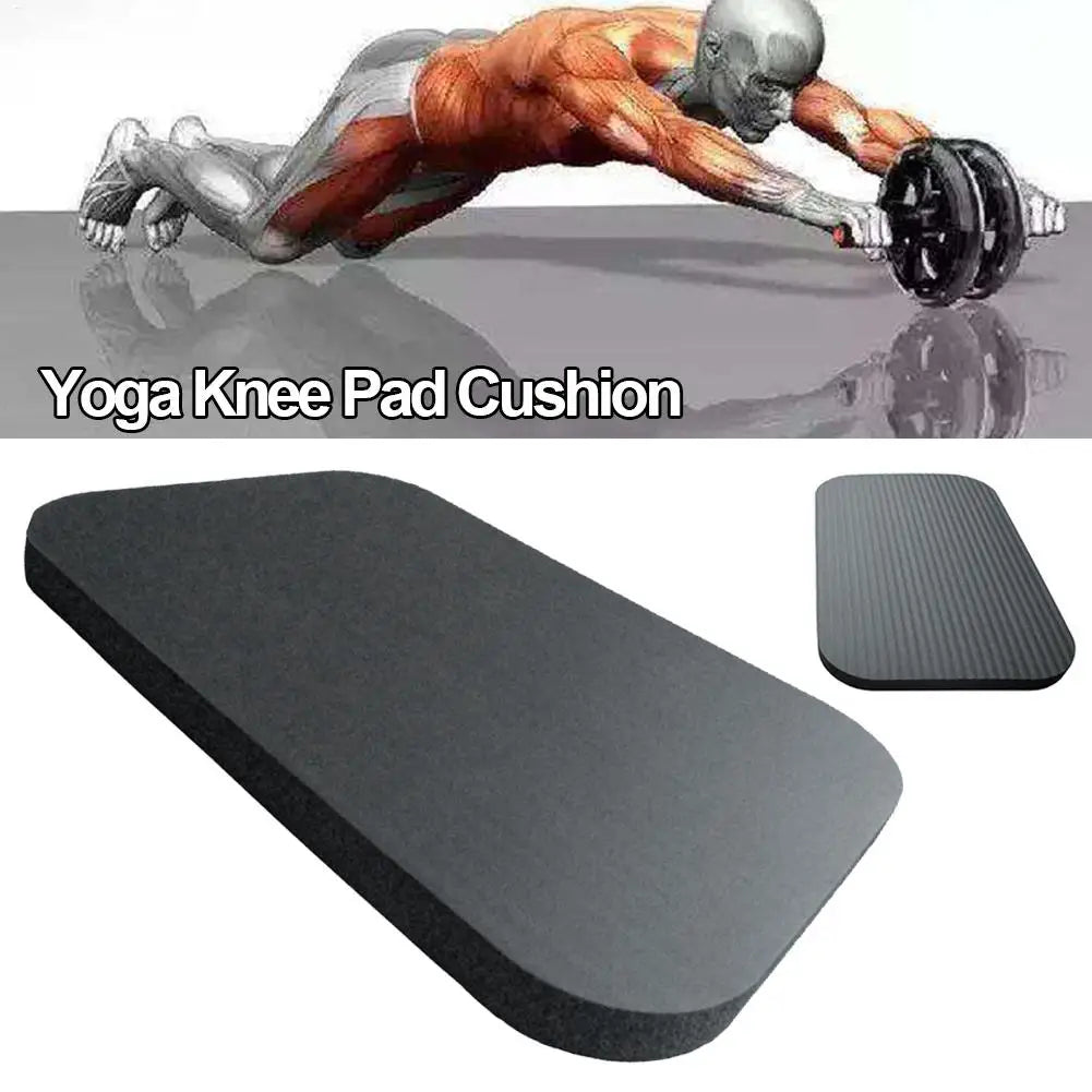 15mm Extra Thick Yoga Knee Pad, Non-Slip Barefoot Exercise Mat, Sponge Cushion for Home Workouts Gardening Floor Protection Peaceful Pleasures Health and Wellness
