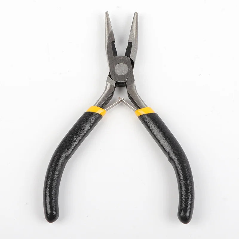 Carbon Steel Jewelry Pliers – Round, Flat & Long Nose Mini Tool