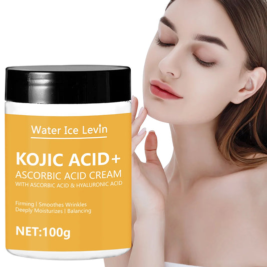 Kojic Acid & Collagen Face Cream – Brightening Moisturizer Brightening Face Cream Peaceful Pleasures Health and Wellness