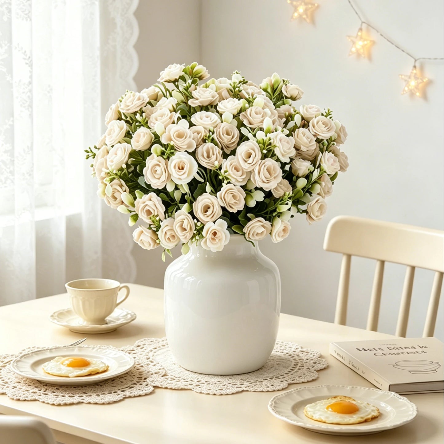 Artificial Silk Rose Bouquet – Wedding, Home & Garden Decor