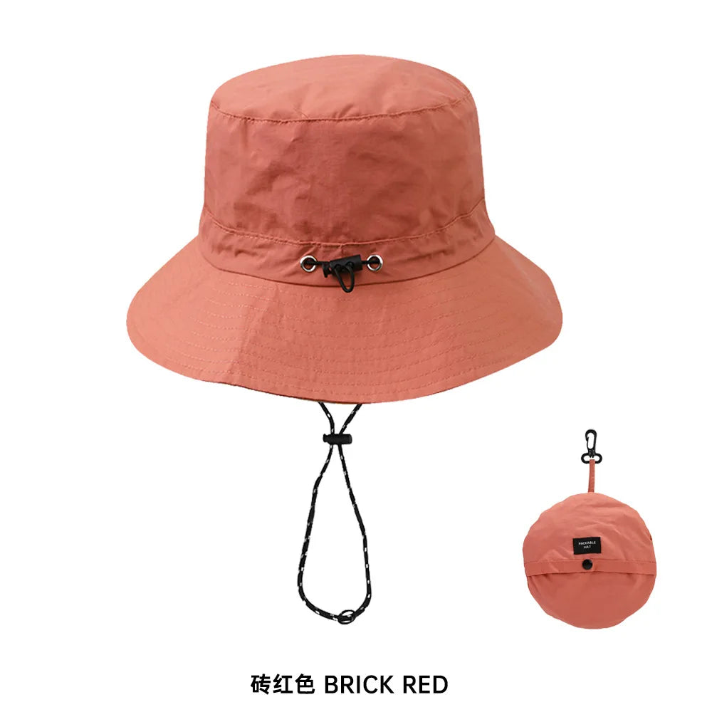 Waterproof Packable Bucket Sun Hat – Quick-Dry, Men & Women