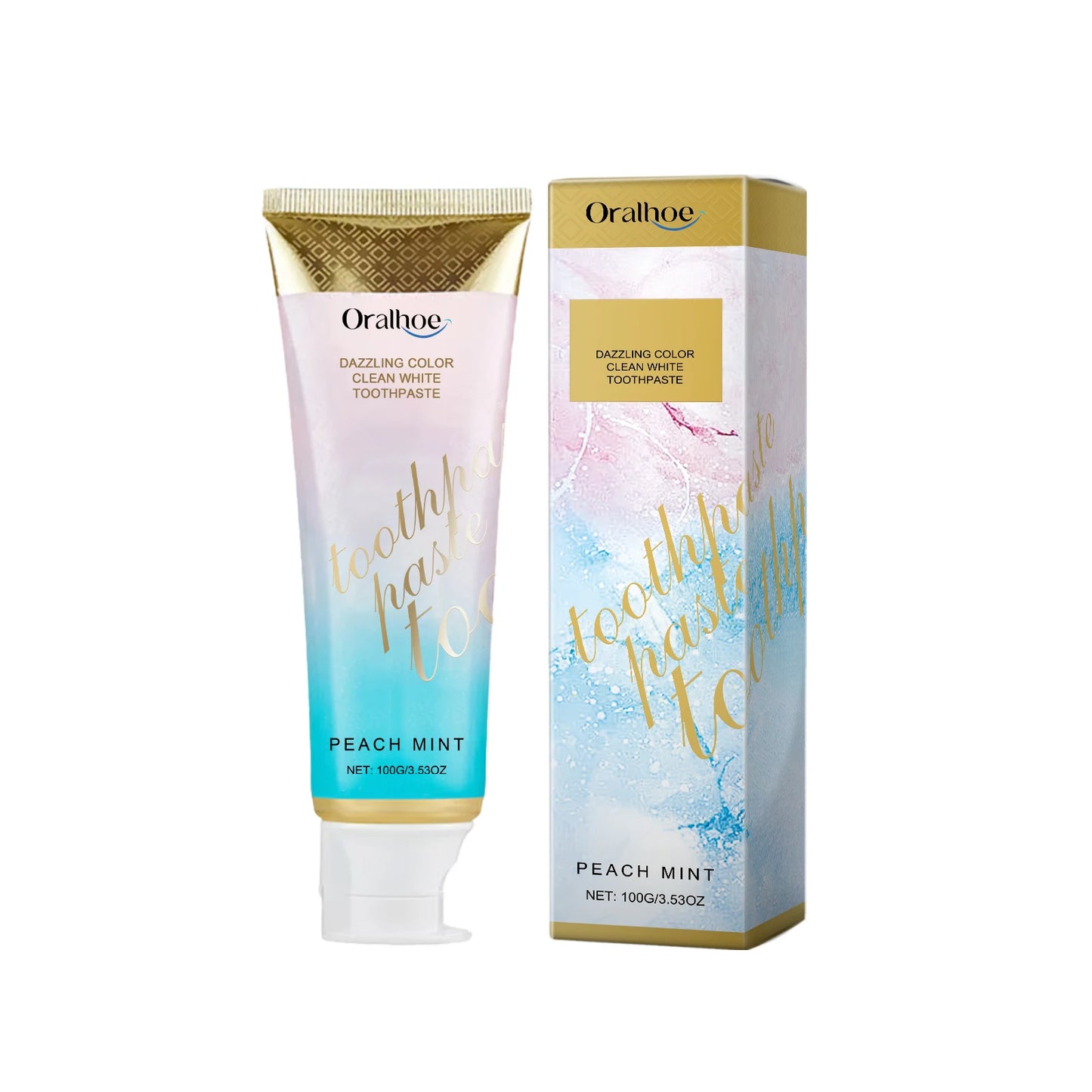 Oralhoe Radiant Whitening Toothpaste | Mint Flavor, 100g