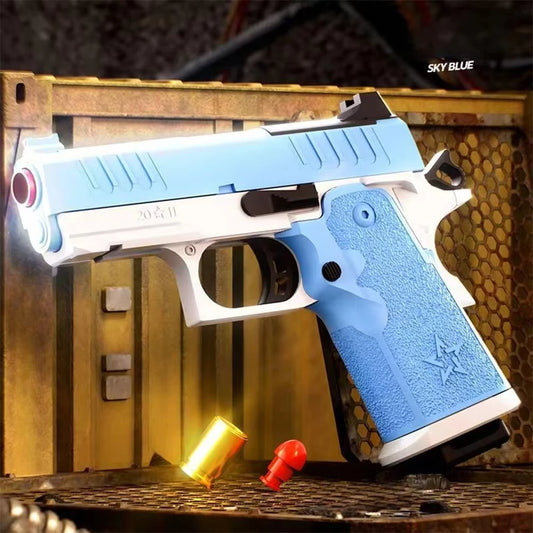 Soft Bullet Toy Gun 2011 with Blowback Shell Throwing Continuous Firing Outdoor Sports Shooting Games for Children Peaceful Pleasures Health and Wellness