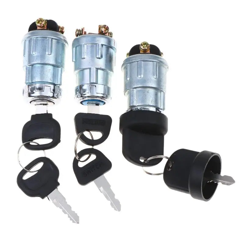 3/4 Position Motorcycle Ignition Switch Waterproof Lock Kit with Key Anti Rust Durable Starter for Electric Bike Scooter Peaceful Pleasures Health and Wellness