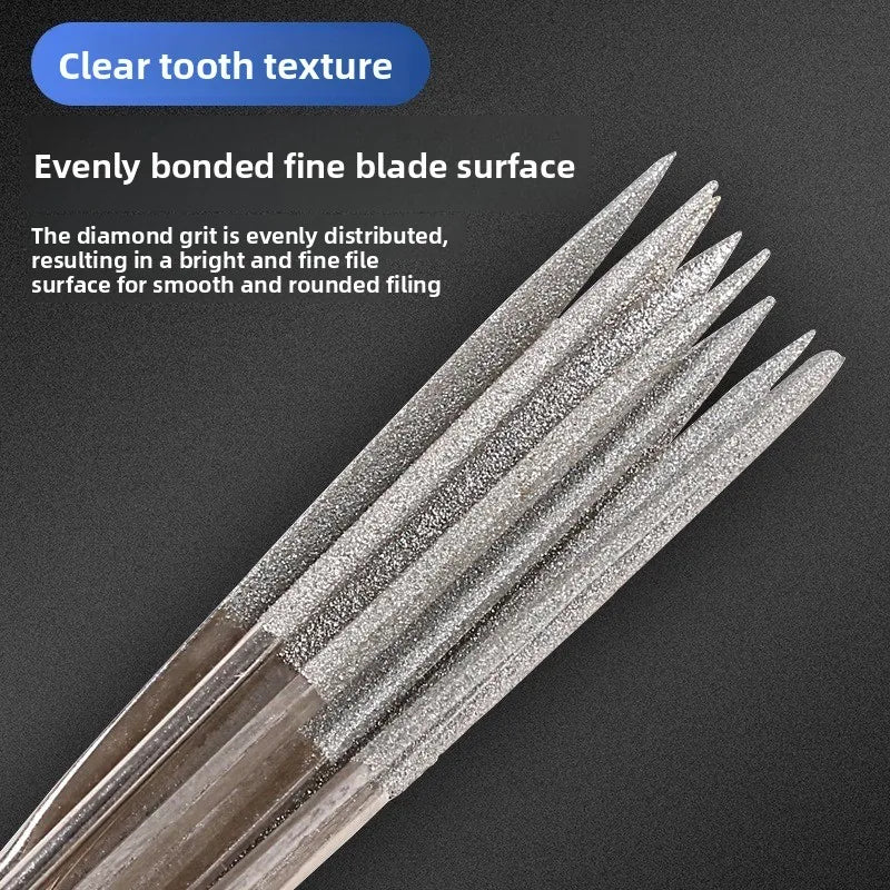 Guitar Pillow Groove Grinding File DIY Diamond Plastic Handle