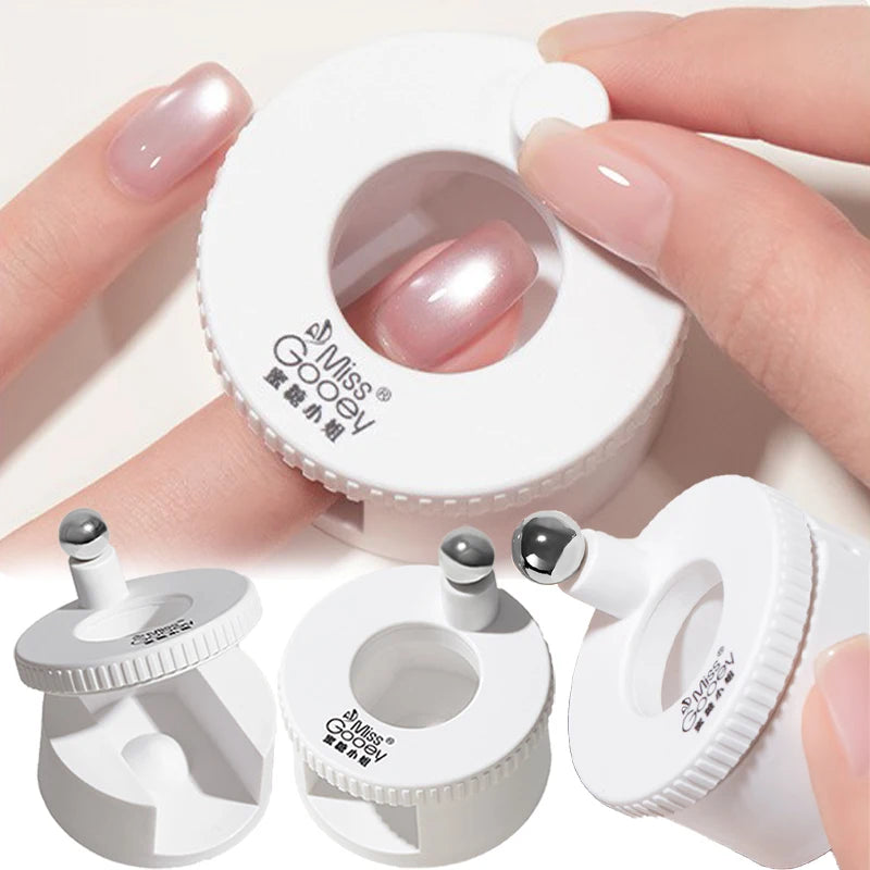 360° Rotating Cat Eye Magnet | 3D Glass Bead Nail Art Tool