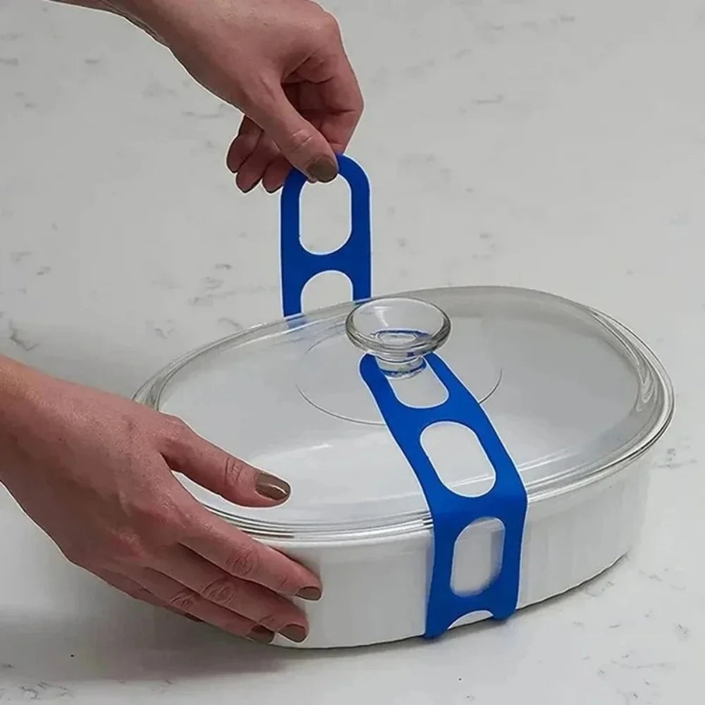 54cm Silicone Elastic Lid Strap | Universal Pot & Lunch Box Band
