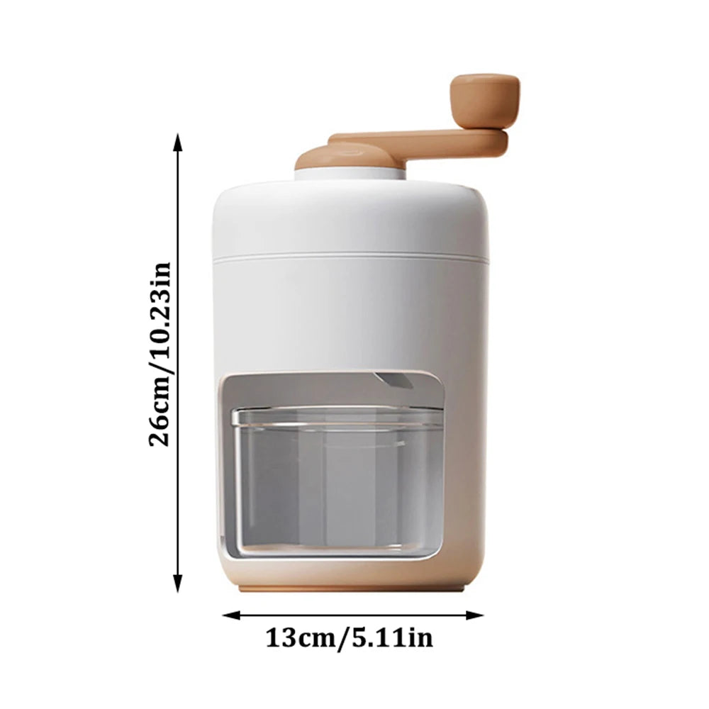 DIY Hand-Cranked Ice Shaver – Household Manual Snow Cone & Smoothie Maker for Milk Shakes, Cocktails & Desserts Peaceful Pleasures Health and Wellness