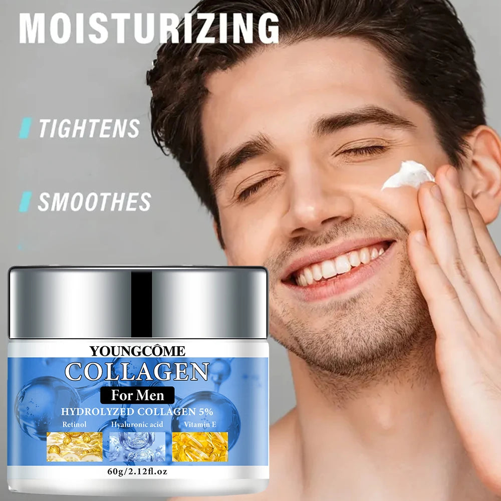 Smooth Wrinkle Cream for Men Remove Face & Neck Wrinkles Firming Moisturizing Skin Retinol Face Cream Younger Facial Treatment Peaceful Pleasures Health and Wellness