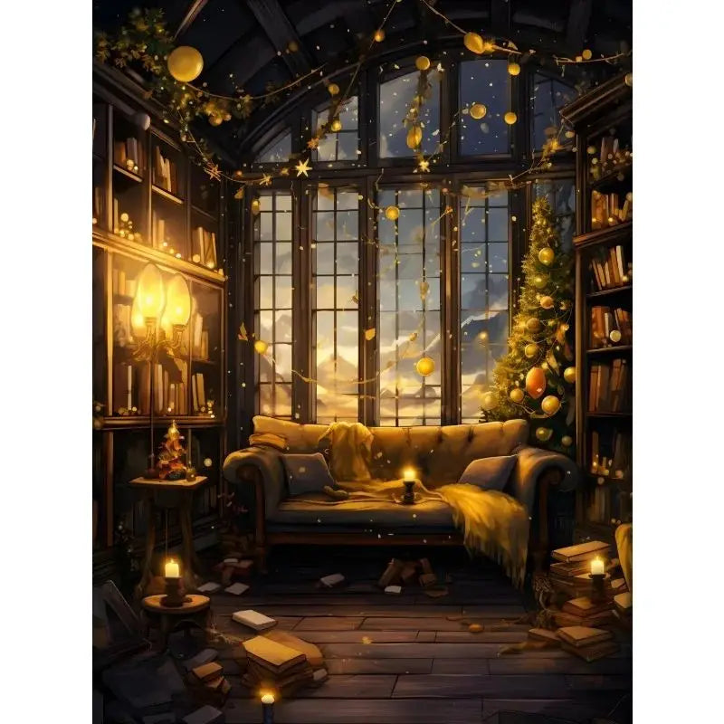 Magical Wizard Castle Canvas Wall Art | Fantasy Witchcraft Poster Canvas Wall Art Peaceful Pleasures Health and Wellness