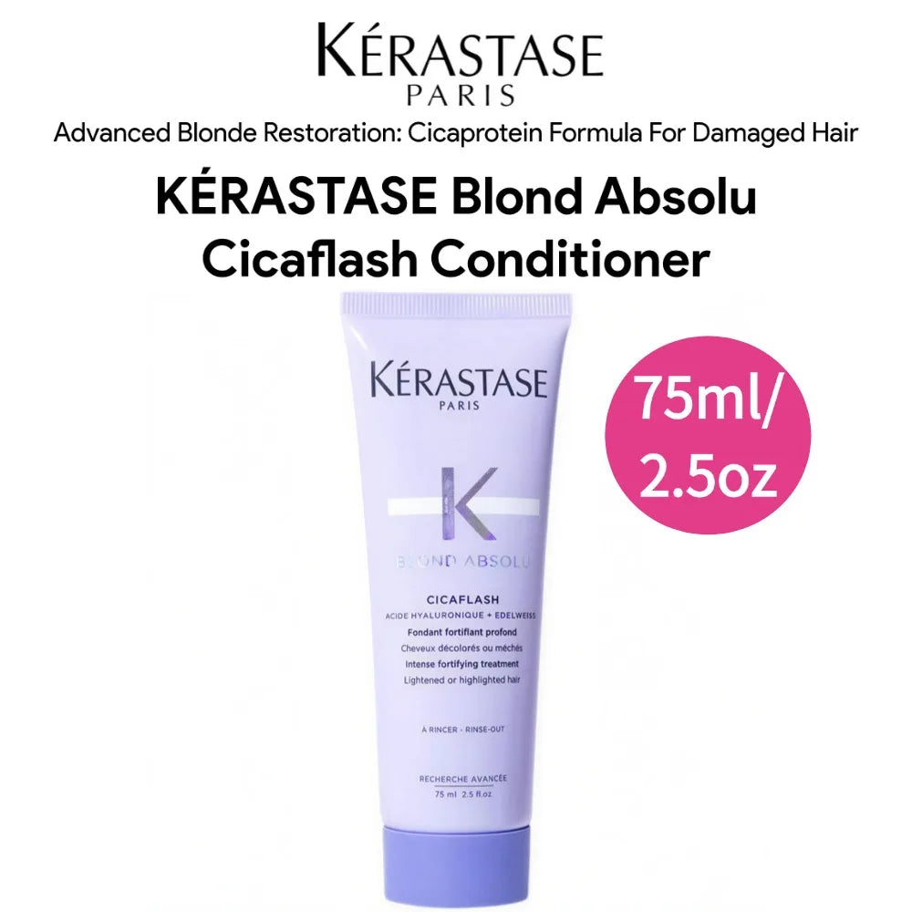 Kerastase Blond Absolu Cicaflash Conditioner 75ml/2.5oz, Original Keratase Conditioner for Women/Men, Hair Care Treatment Peaceful Pleasures Health and Wellness Default Title