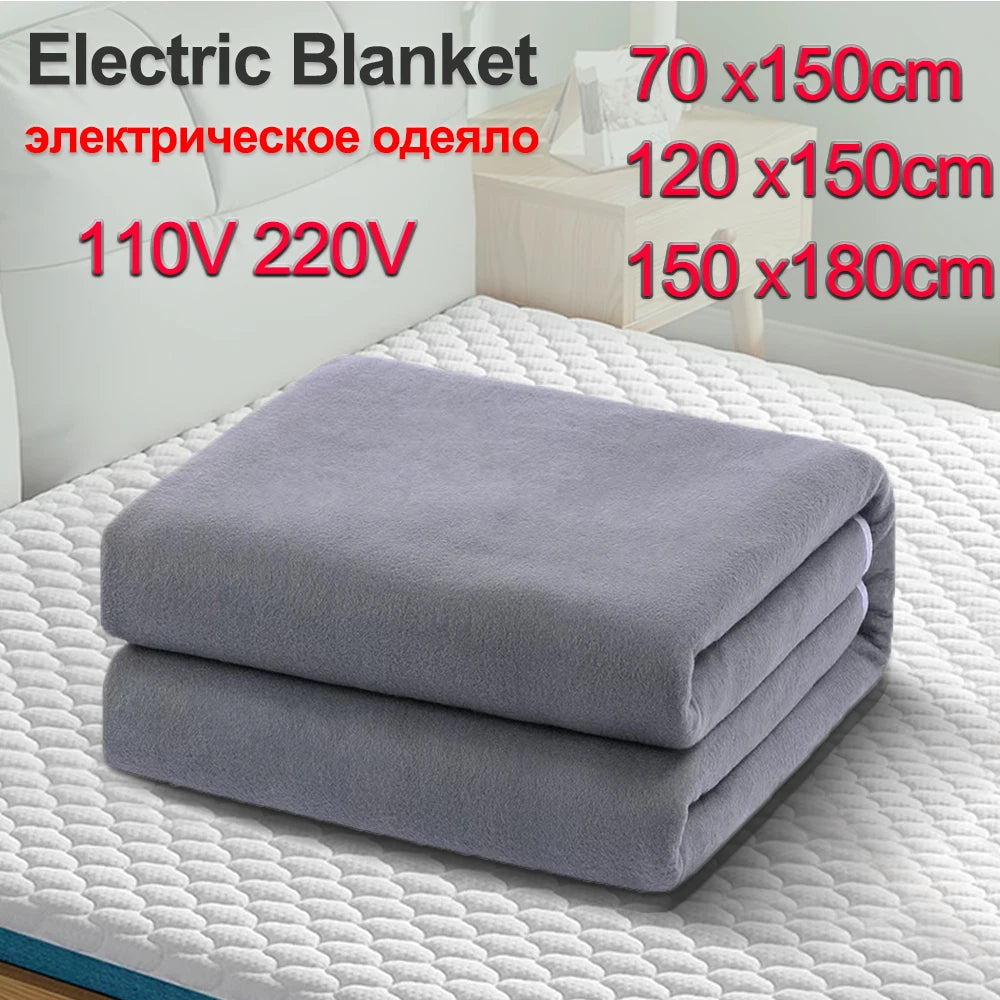 220V Electric Blanket Automatic Thermostat Electric Heating Blanket Body Warmer Thermal Mattress for Winter Home Office Use Peaceful Pleasures Health and Wellness