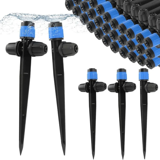360° Adjustable Spike Dripper Sprinkler | Garden Irrigation Set Drip Irrigation Sprinkler Oasis Select