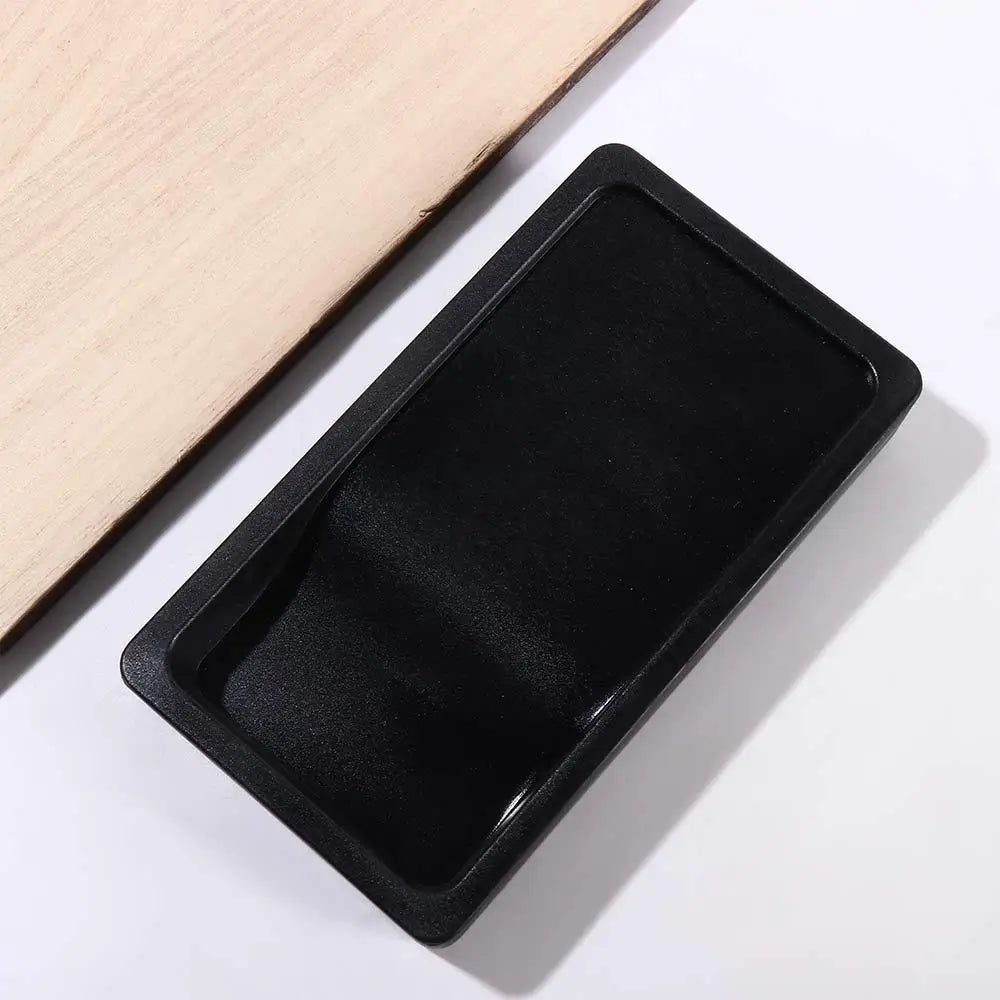 Lightweight Portable Writing Multi-function Two-sided Penmanship Chinese Brush Calligraphy Inkwell Inkslab Calligraphy Inkstone Peaceful Pleasures Health and Wellness