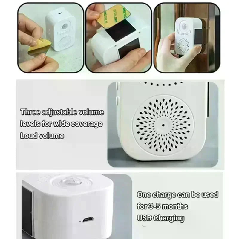 Infrared Motion Sensor Doorbell – Voice Prompter Welcome Alert