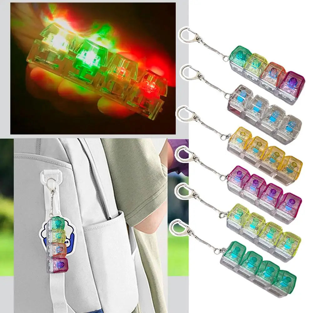 Mechanical Keyboard Fidget Keychain – DIY Keycap Stress Toy