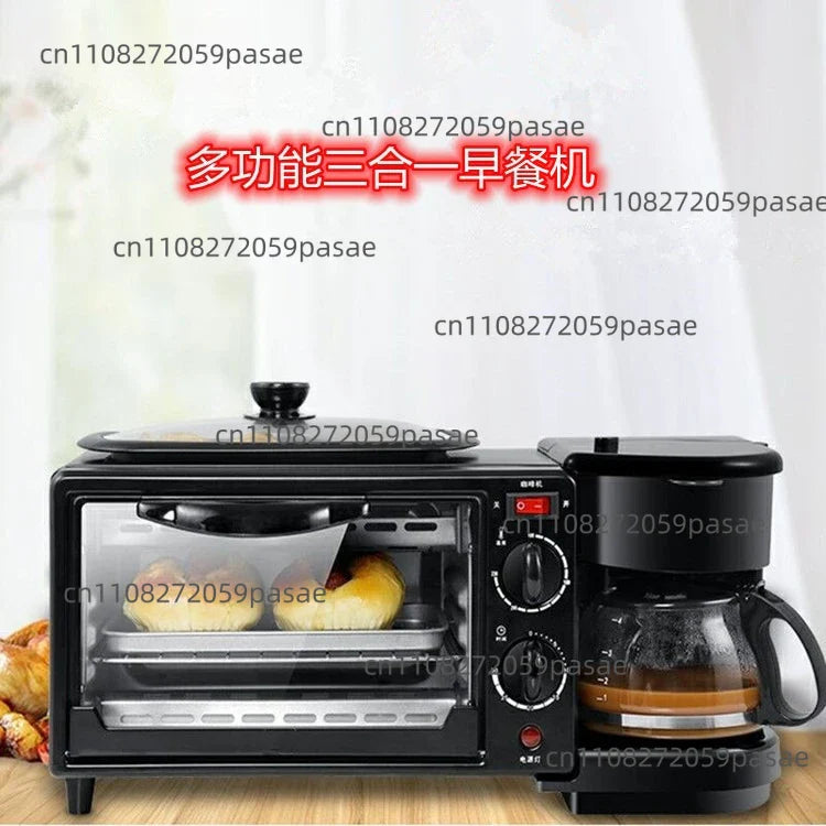 3-in-1 Breakfast Station – Oven, Coffee Maker & Grill | 600W