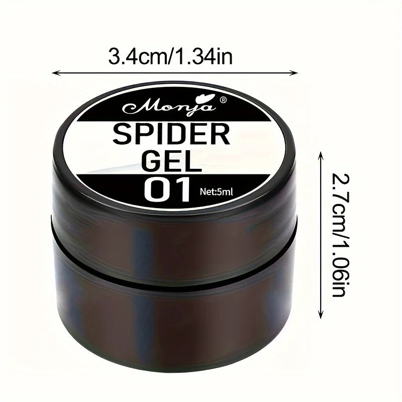 Nail Art Line Drawing Gel Set – Black & White Carving Polish