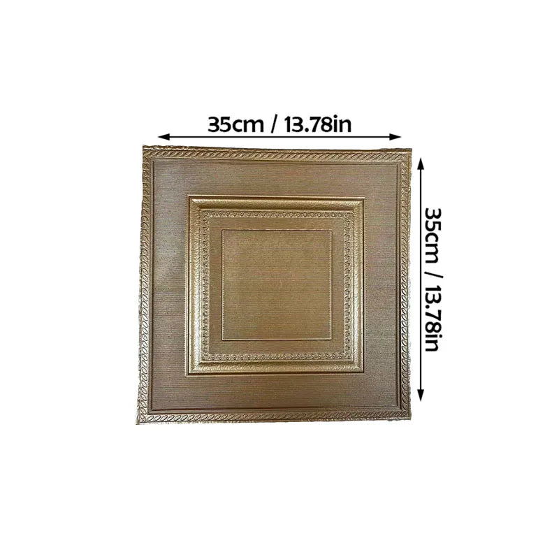 3D Peel-and-Stick Foam Wall Panels – Waterproof 35x35cm