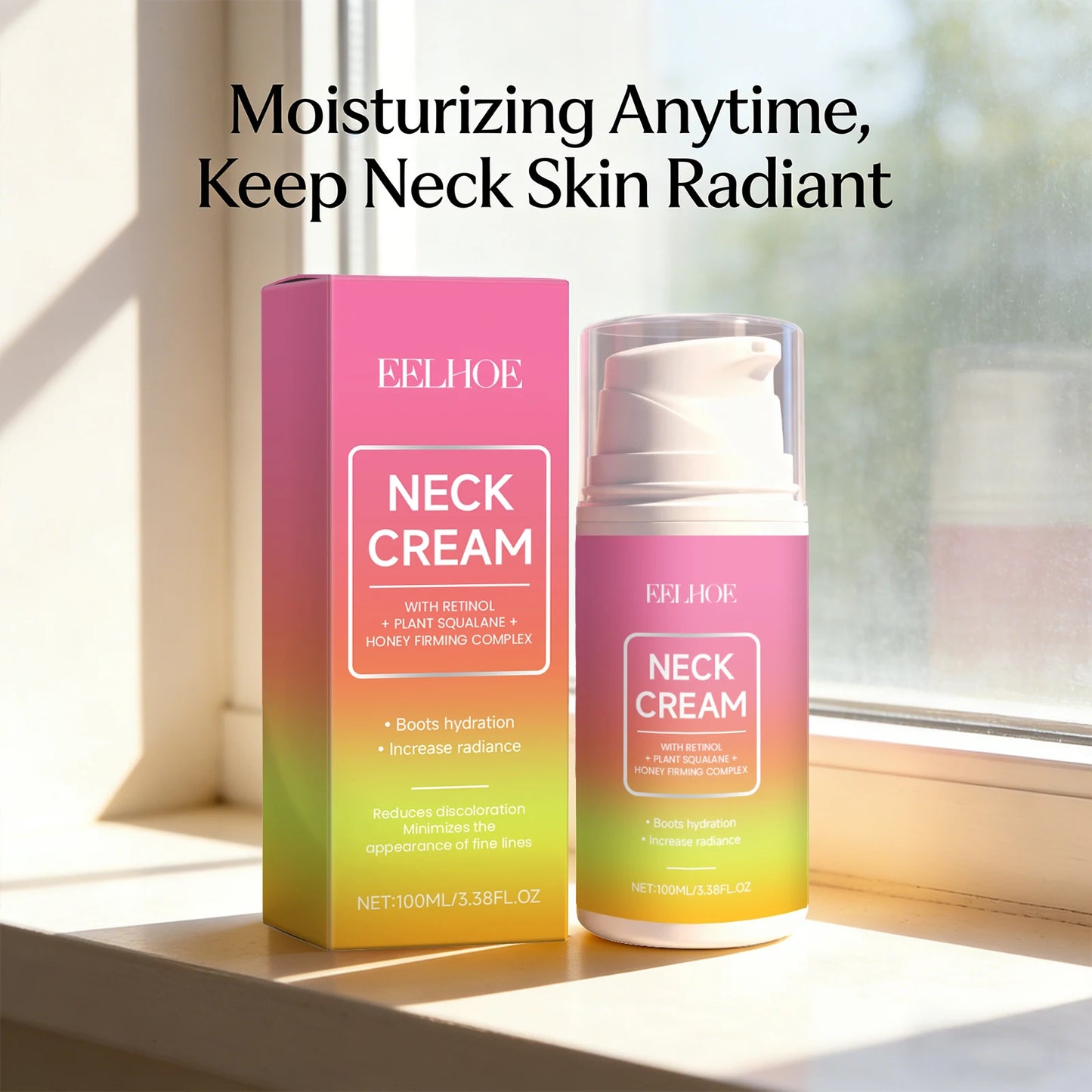 EELHOE Retinol Neck Cream – Firming, Brightening & Hydrating Neck Firming Cream Peaceful Pleasures Health and Wellness