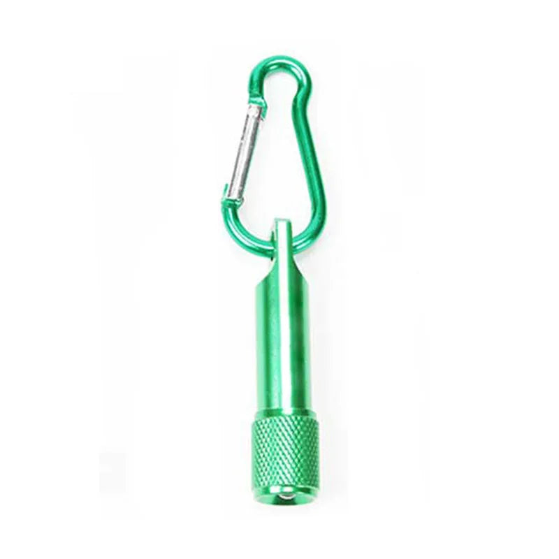 Mini LED Keychain Flashlight | Aluminum Carabiner Clip Torch