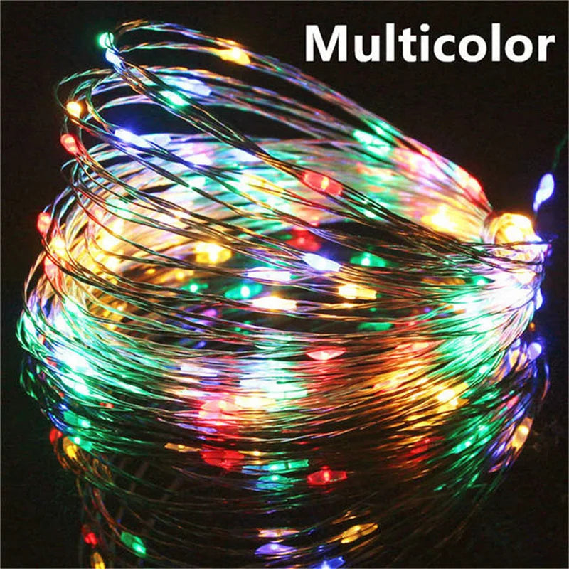 USB Copper Wire Fairy Lights 20M 200 LED String – Indoor & Out