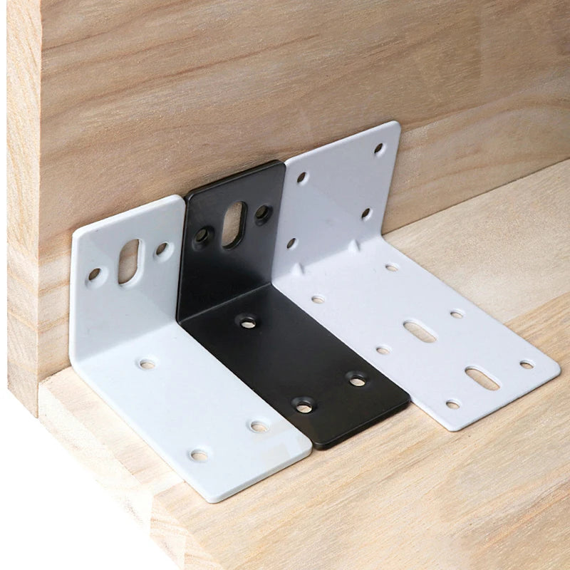 90° L Corner Bracket – Iron Joint Fastener for Furniture & Cabinets